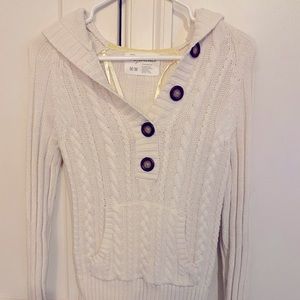 Aeropostale button sweater size medium